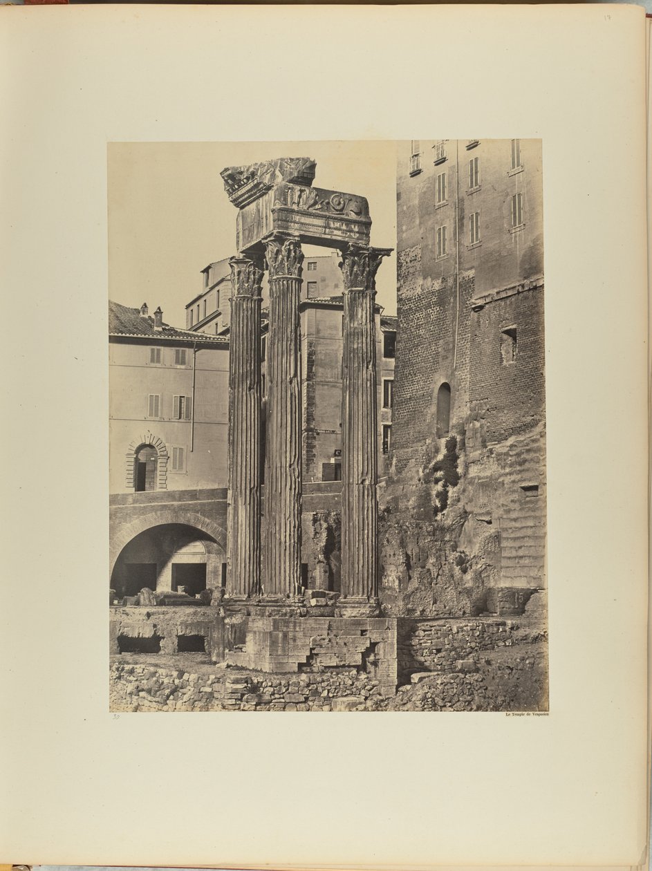 Le Temple de Vespasien - James Anderson