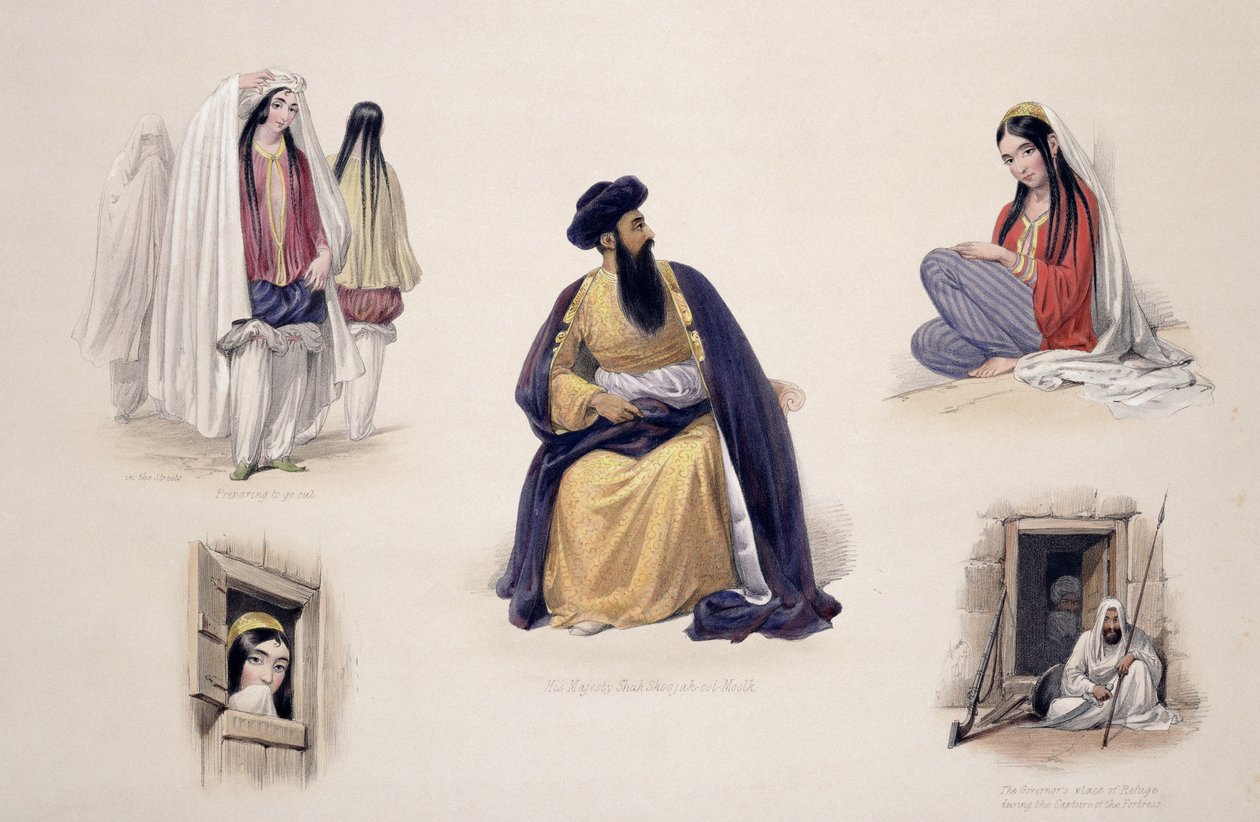 Portrait de Sa Majesté Shah-Soojah-Ool-Moolk (1780-1842), de 
