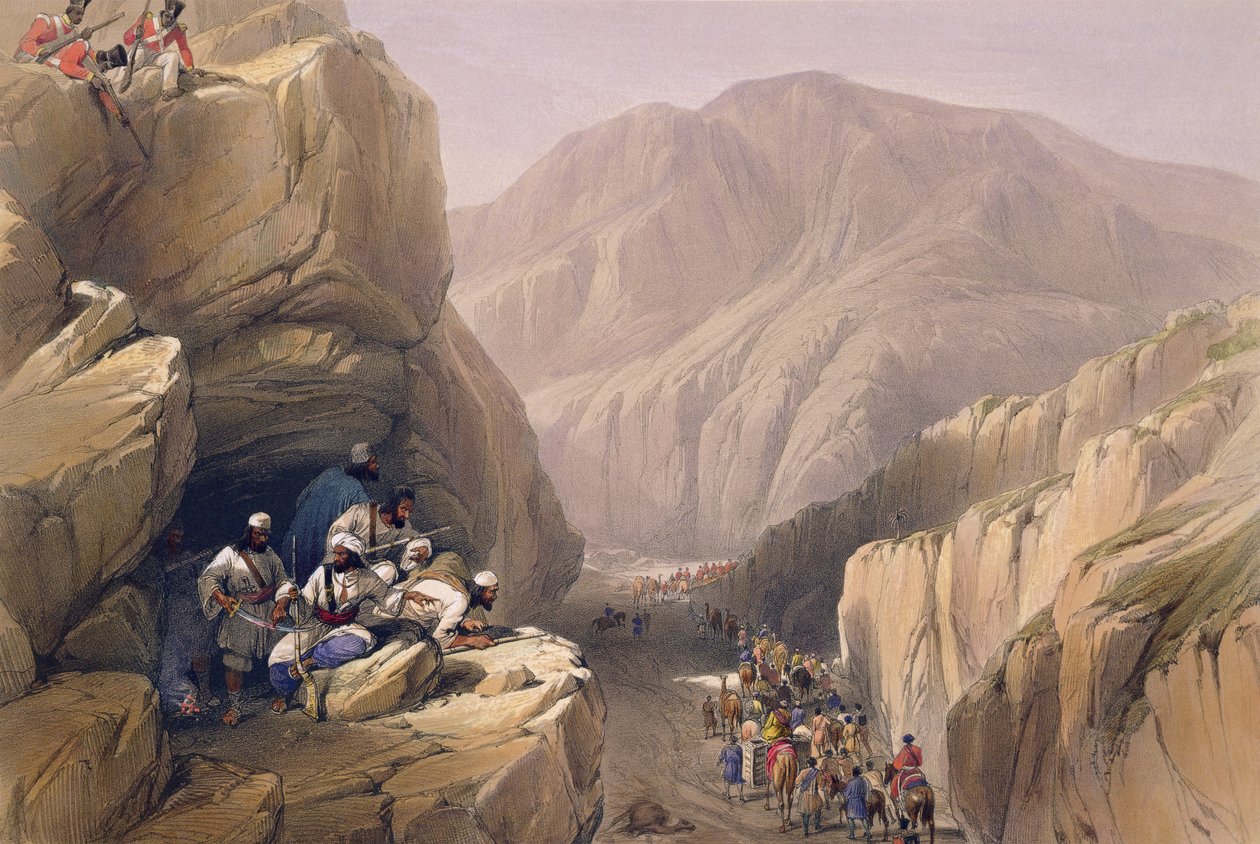 Le col sauvage de Siri-Kajoor, de 