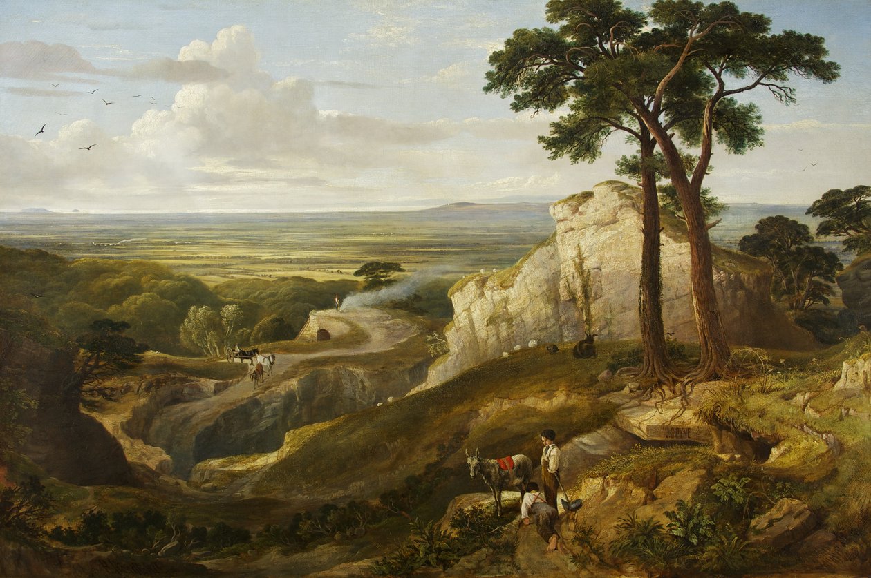 Vue des Mendips, c. 1840 - James Baker Pyne