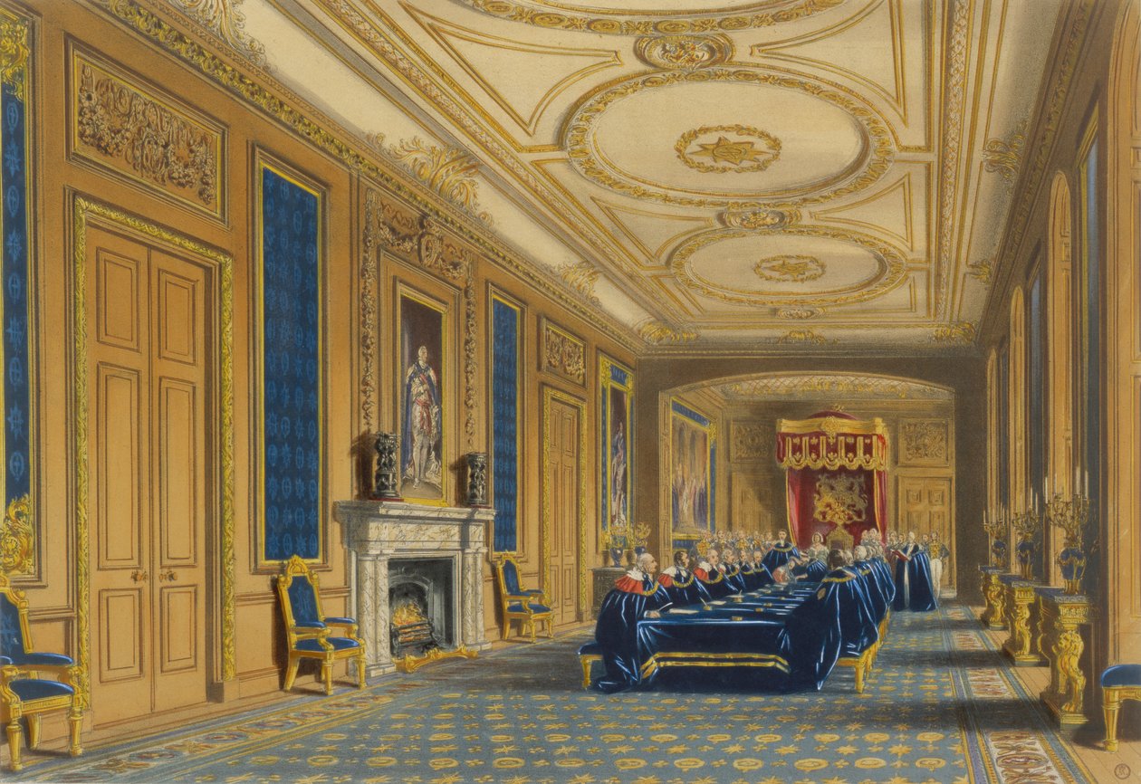 La salle du trône, château de Windsor - L
