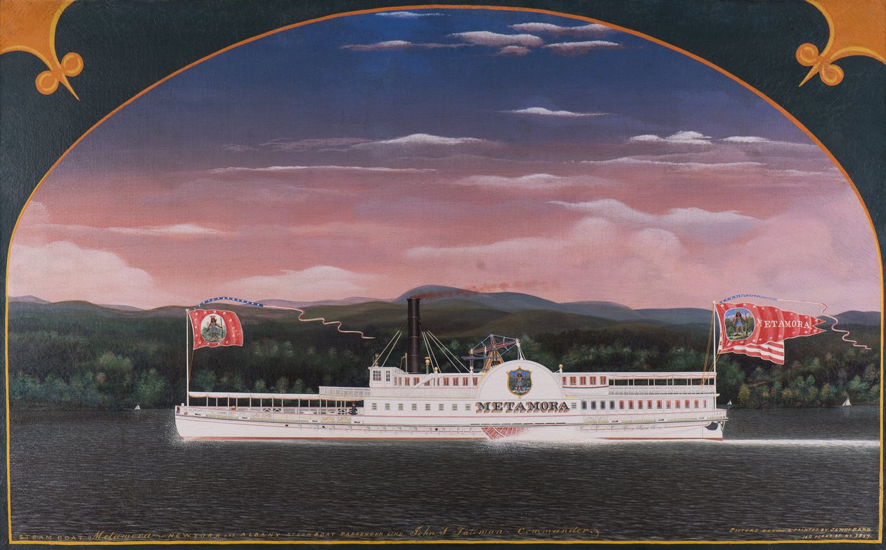 Bateau à vapeur à aubes Metamora - James Bard