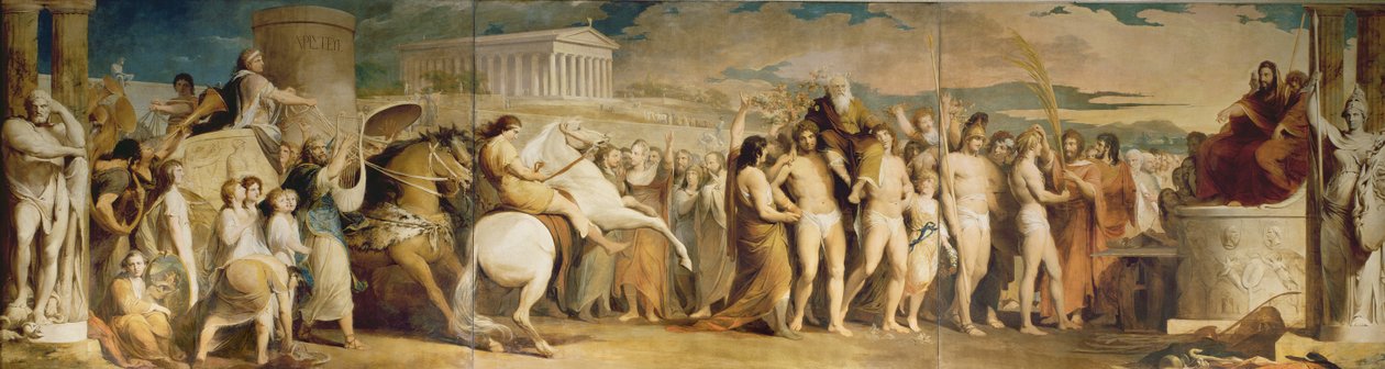 Couronnement des Vainqueurs à Olympie, troisième de la série Le Progrès de la Culture et de la Connaissance Humaines, c.1777-84 - James Barry