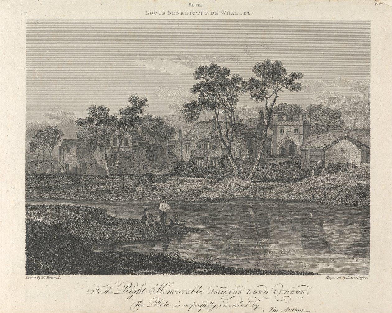Abbaye de Whalley (vue plus proche) - James Basire