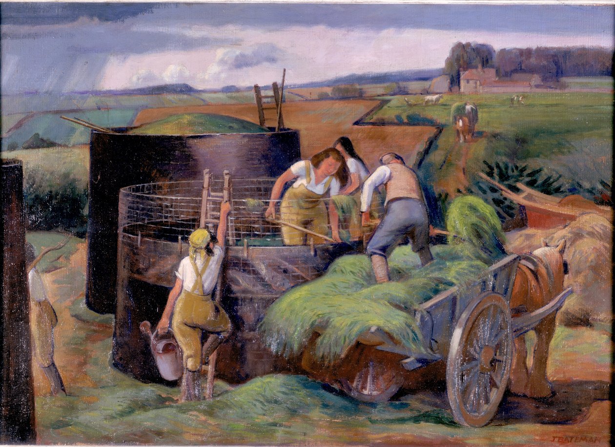 Ensillage, vers 1940 - James Bateman