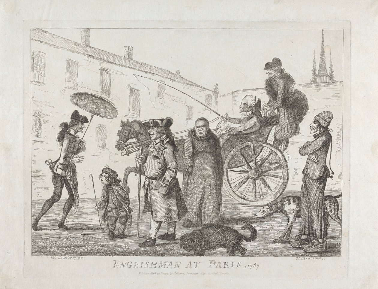 Anglais à Paris, 1767 - James Bretherton