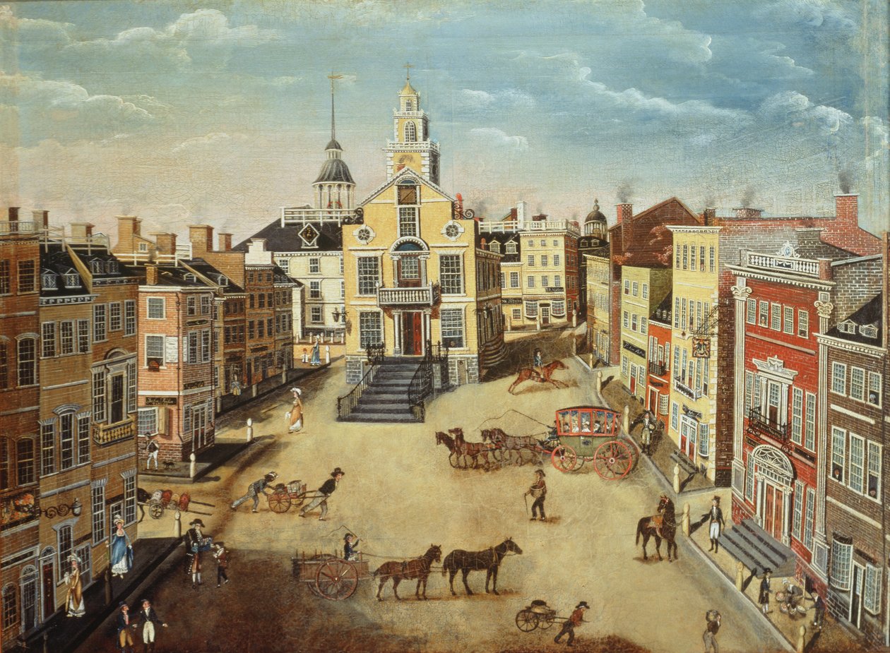 Ancien State House, Boston - James Brown Marston