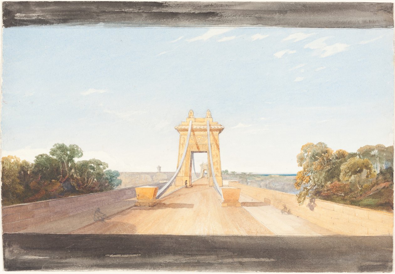 Pont Suspendu de Clifton près de Bristol - James Bulwer