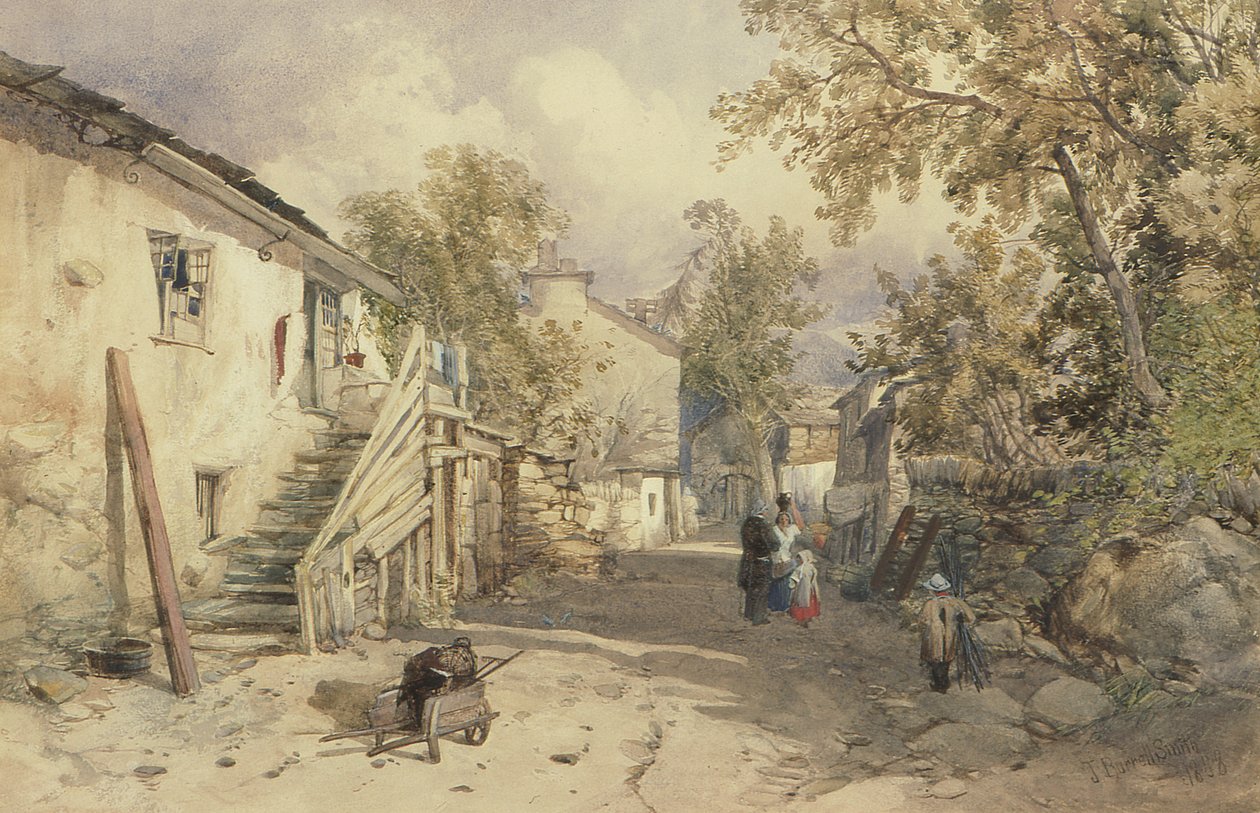 Village de Bowness, Cumberland - James Burrell Smith