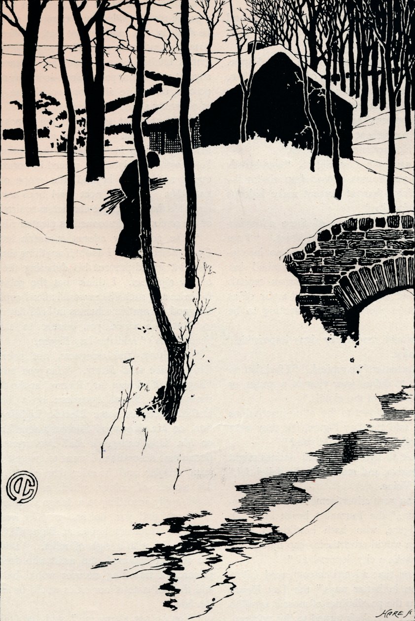 Un cottage dans un bois, vers 1897 - James Cadenhead