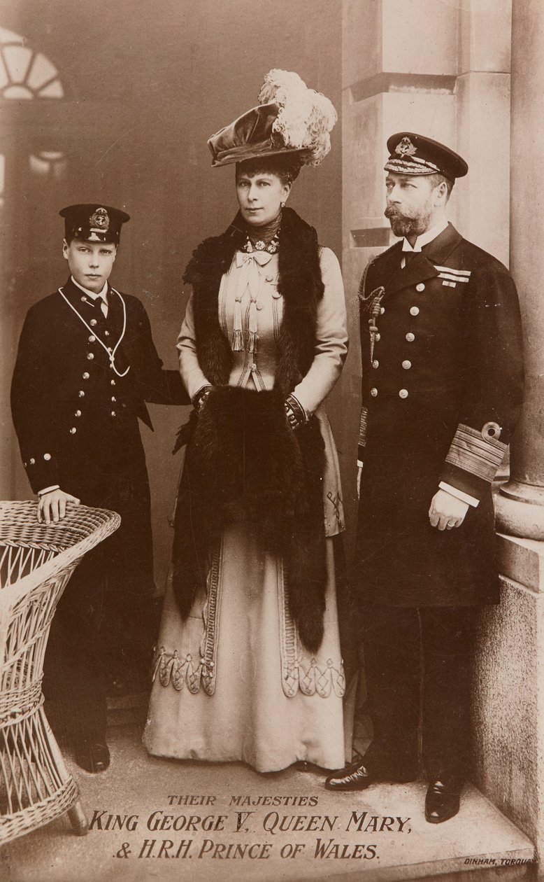 Le roi George V, la reine Mary et le prince de Galles - James Charles Dinham