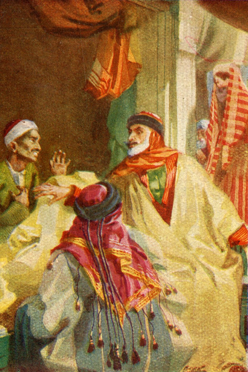 Un bazar en Palestine - Luc xxii. 36 - James Clark, Henry A Harper