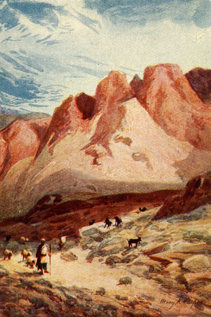 Mont Sinaï - Actes vii 38, c1924 - James Clark and Henry A Harper