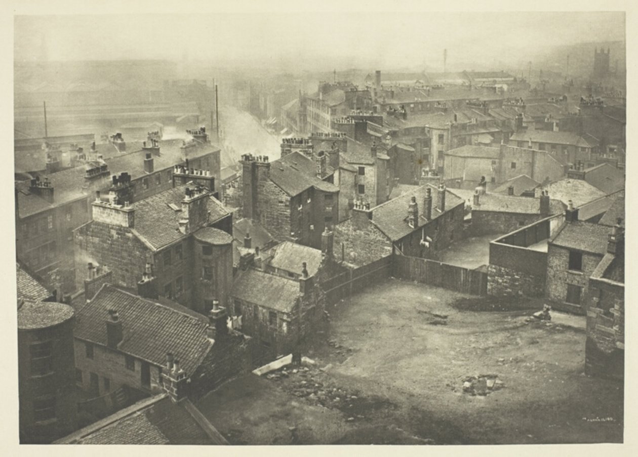 Vieilles maisons Angle de la rue George et de la rue High - James Craig Annan