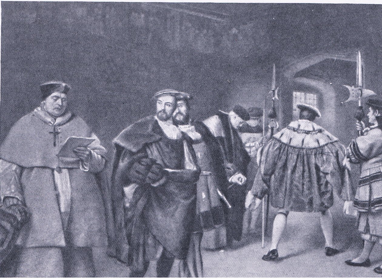 Renvoi du cardinal Wolsey par le roi Henri VIII, de l