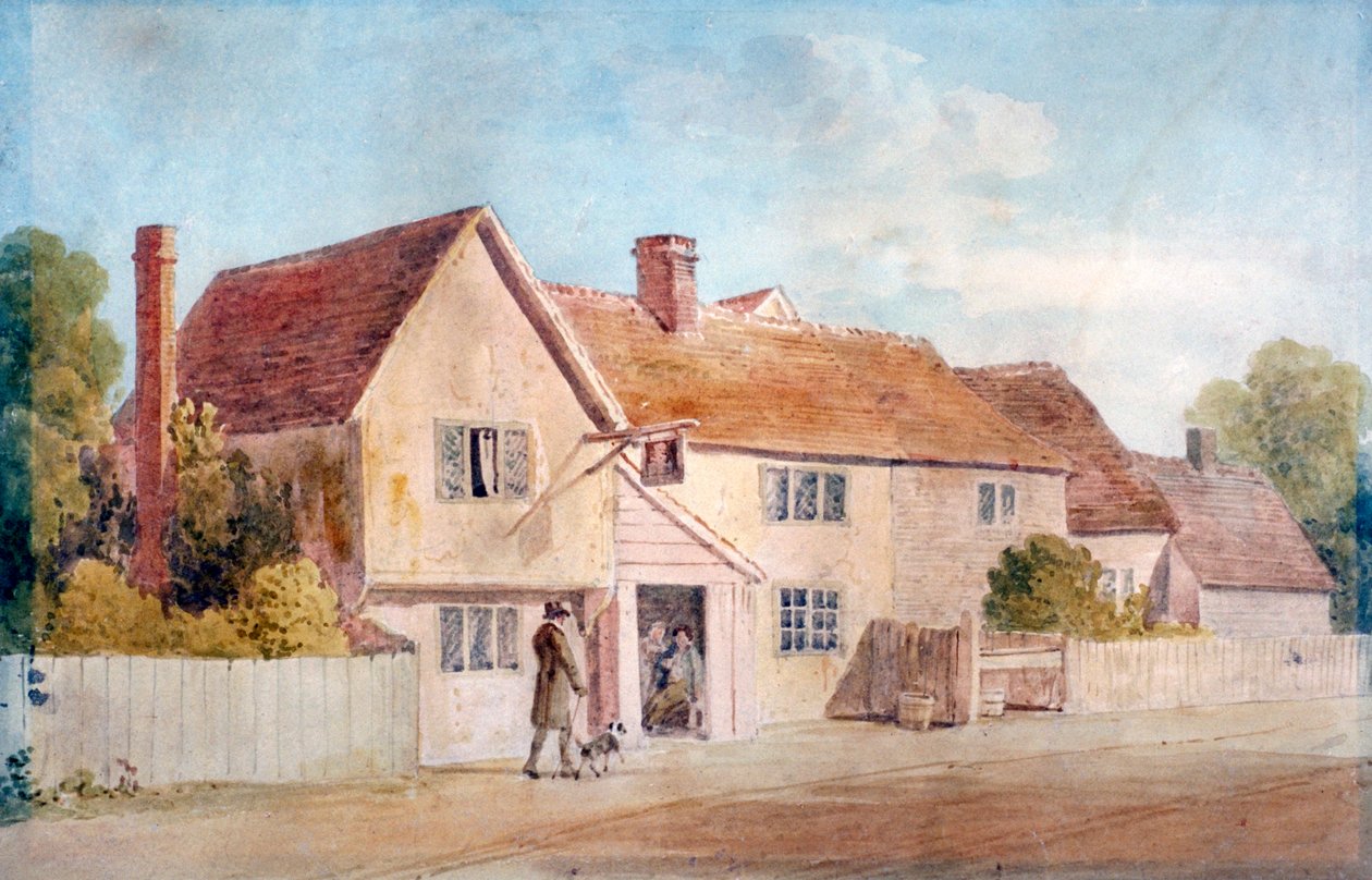 Cottages à Chadwell, Essex, 19e siècle - James Duffield Harding