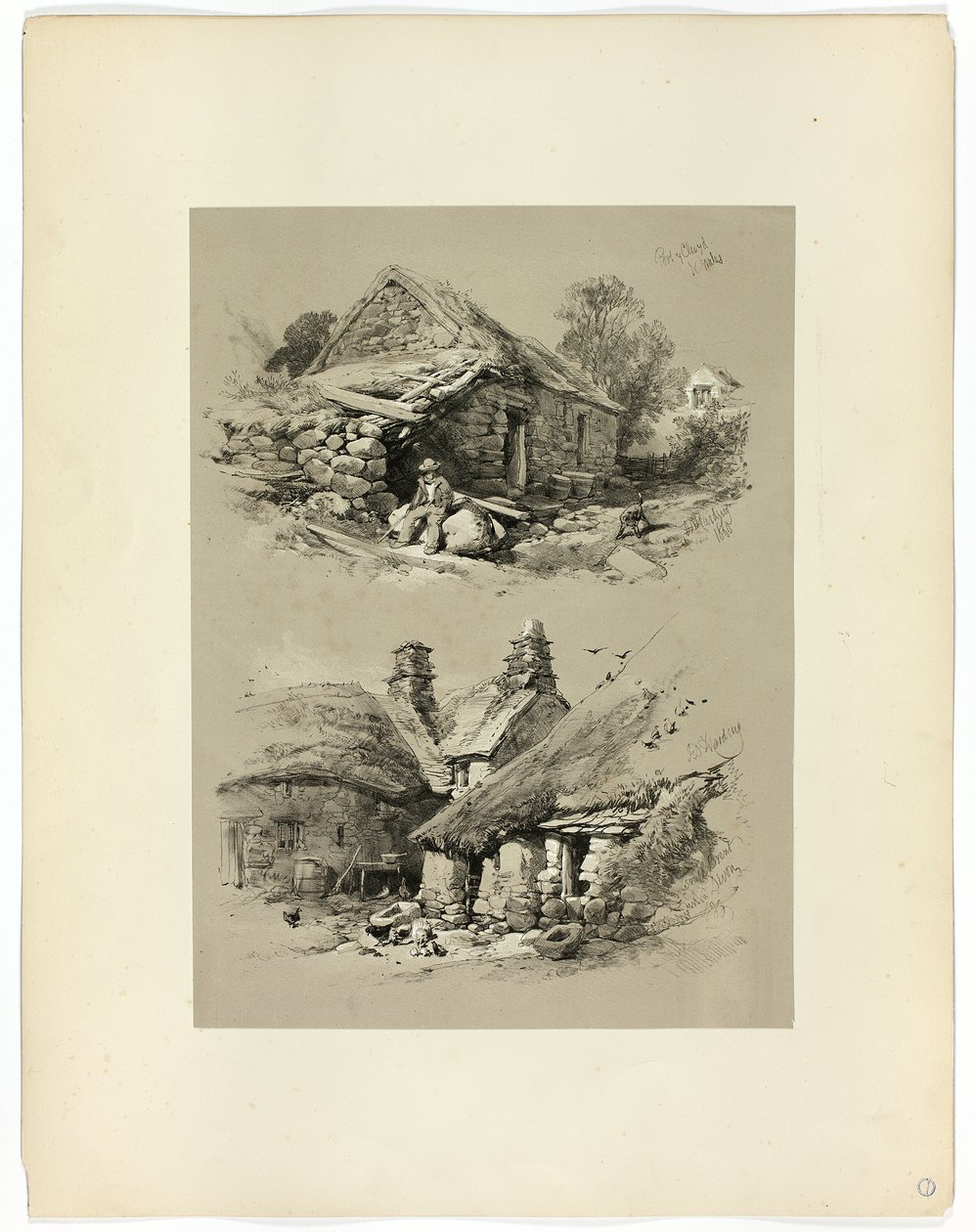 Port de Clwyd et South Brent, Devon, de Sélections pittoresques - James Duffield Harding