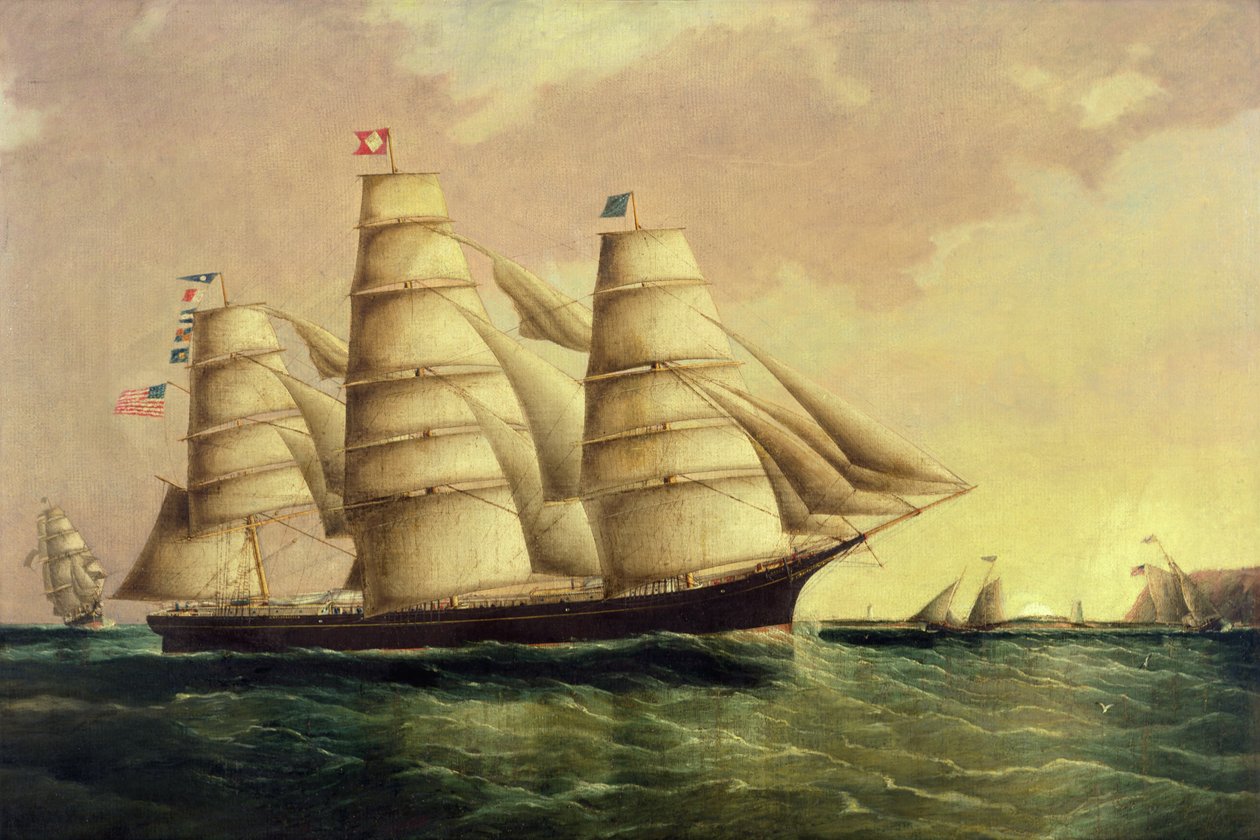 Valparaiso (oil on canvas) - James E. Buttersworth