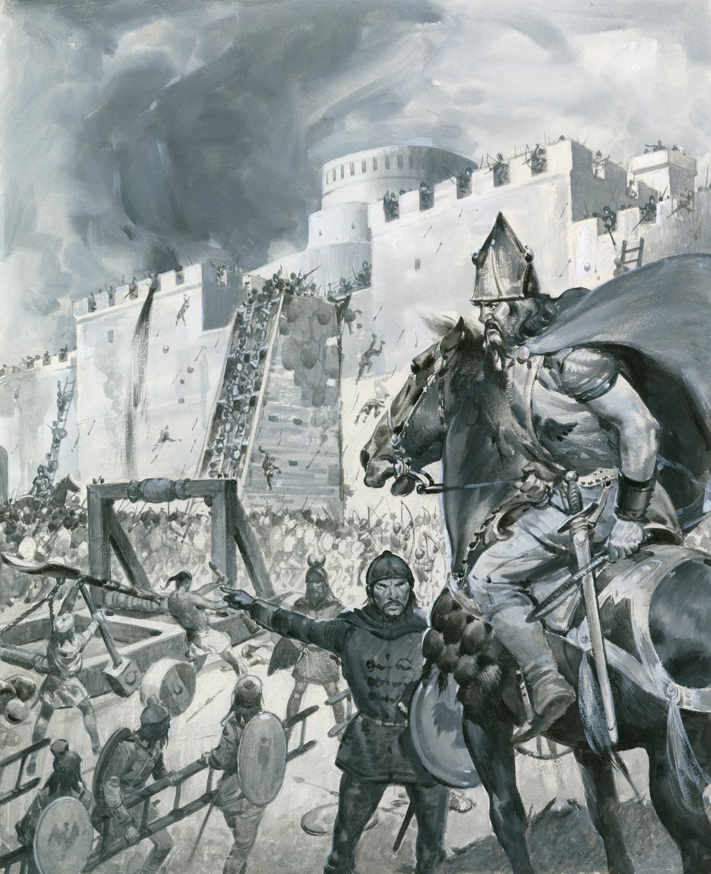 Une vaste armée de Tartares a encerclé Kaffa en Abyssinie en 1346. - James Edwin McConnell