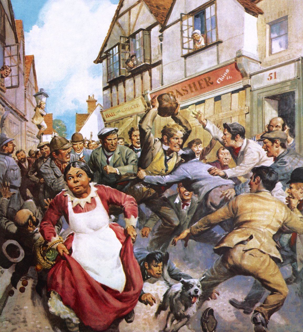 Le football dans les rues - James Edwin McConnell