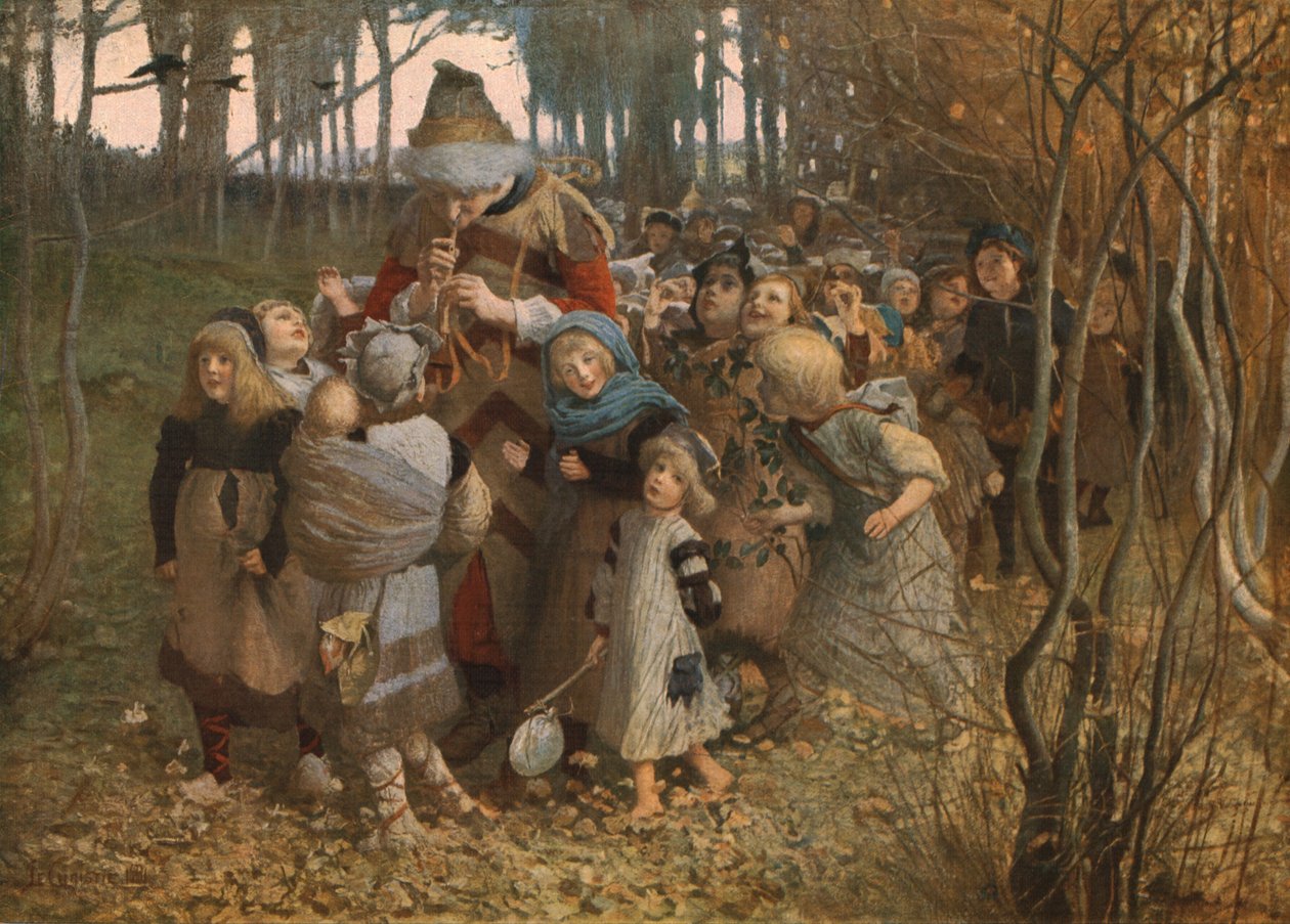 Le Joueur de flûte de Hamelin, 1881 - James Elder Christie