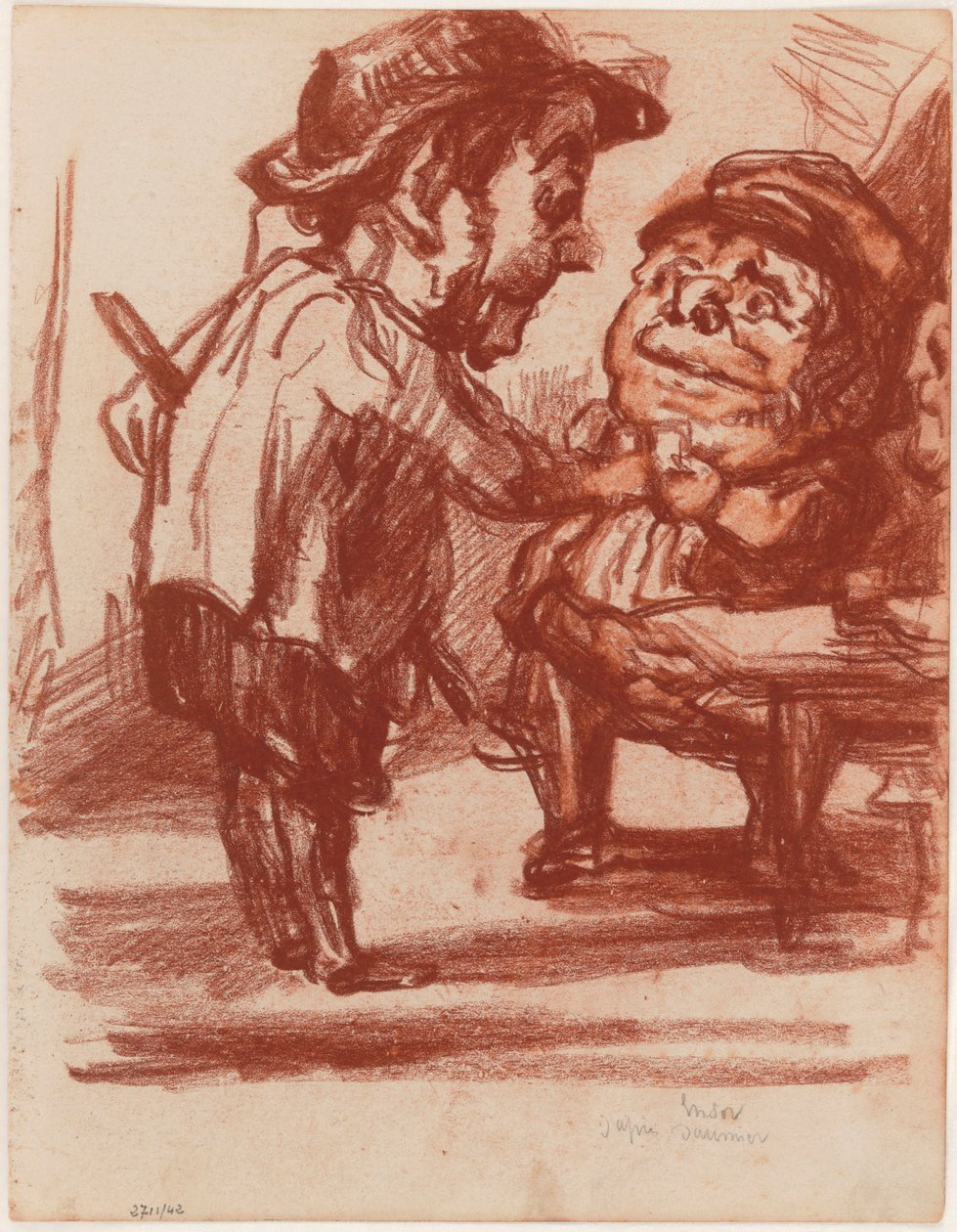 Nach Daumier: Die fröhlichen Jäger - James Ensor