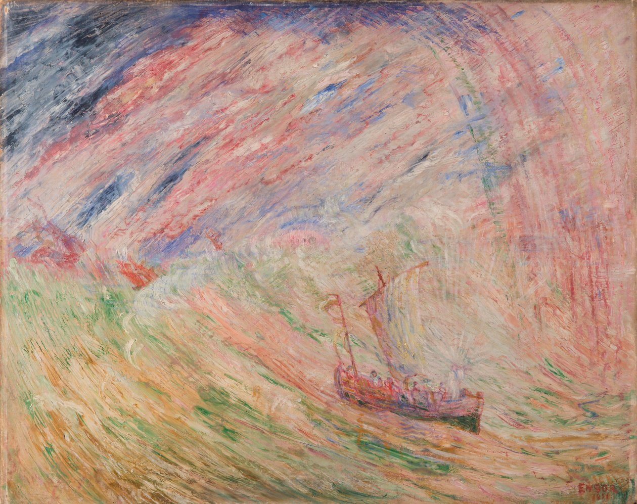 Le Christ apaisant les flots - James Ensor