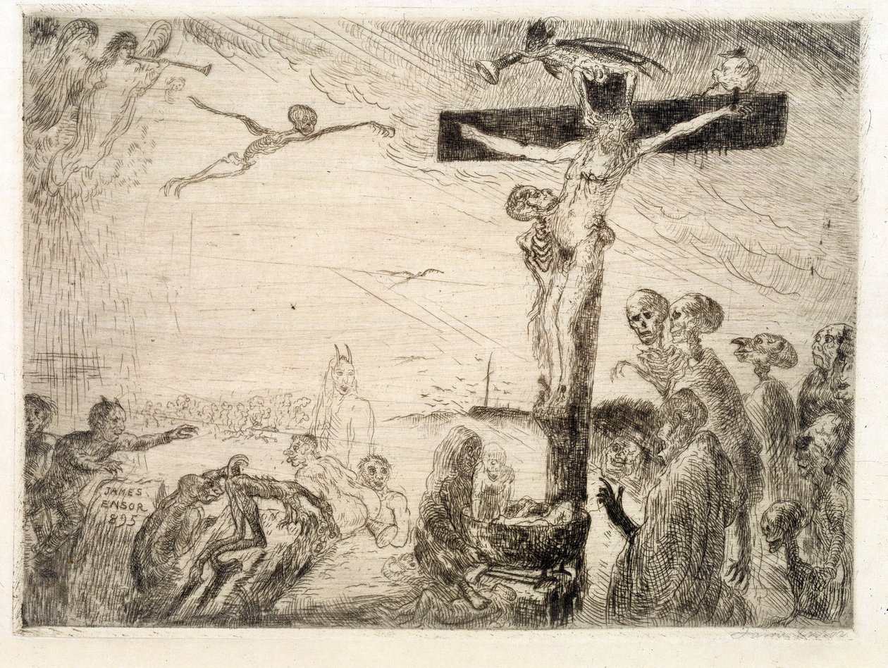 Le Christ tourmenté par les démons - James Ensor
