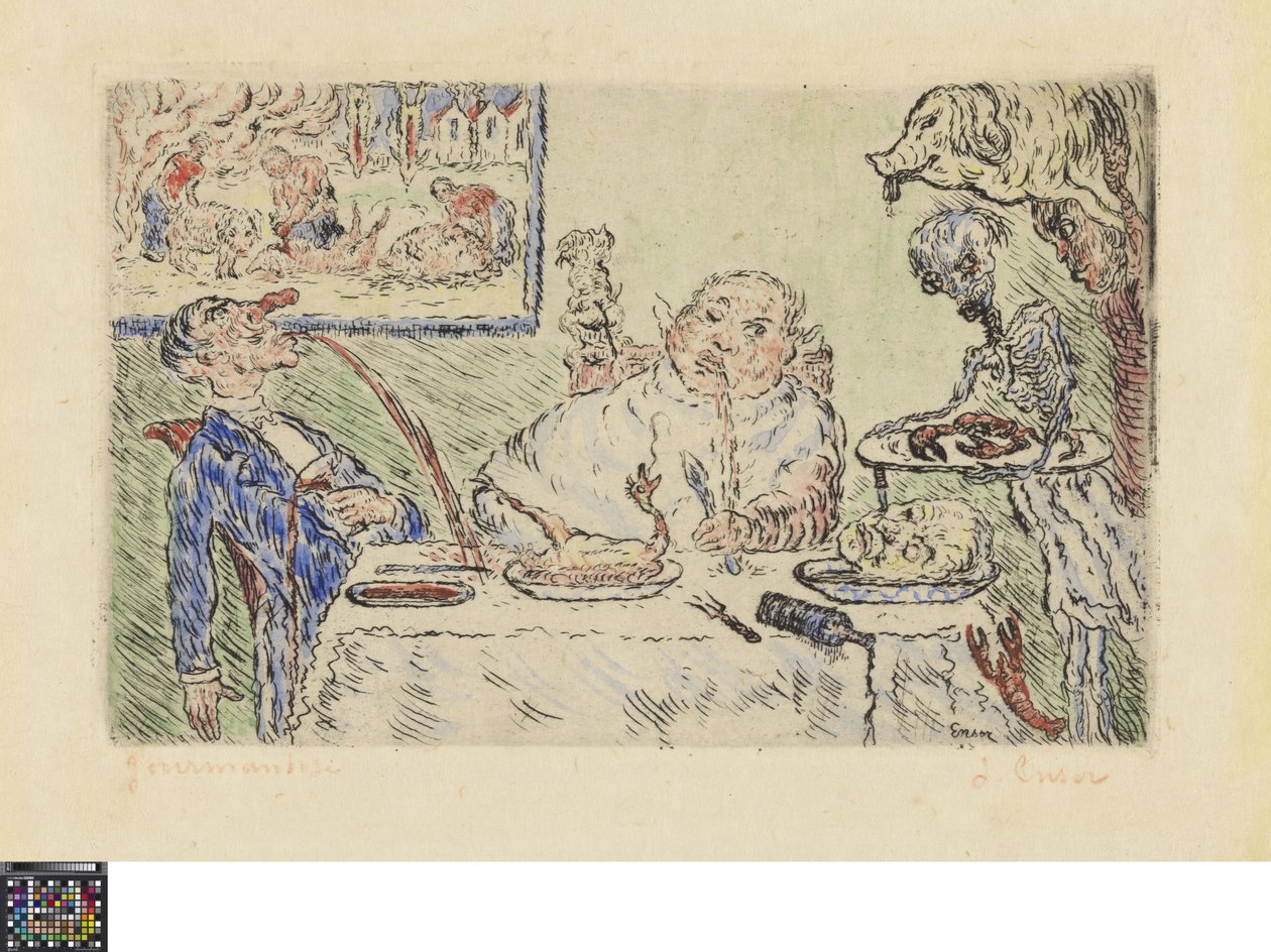 La gourmandise - James Ensor