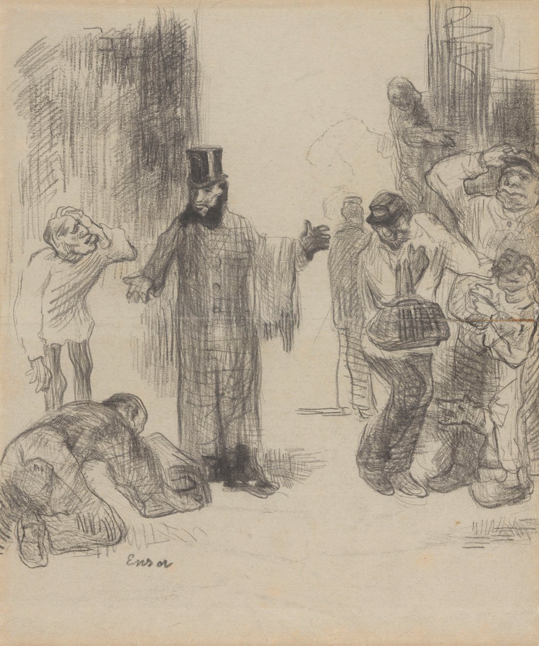 Les porteurs de paquets - James Ensor
