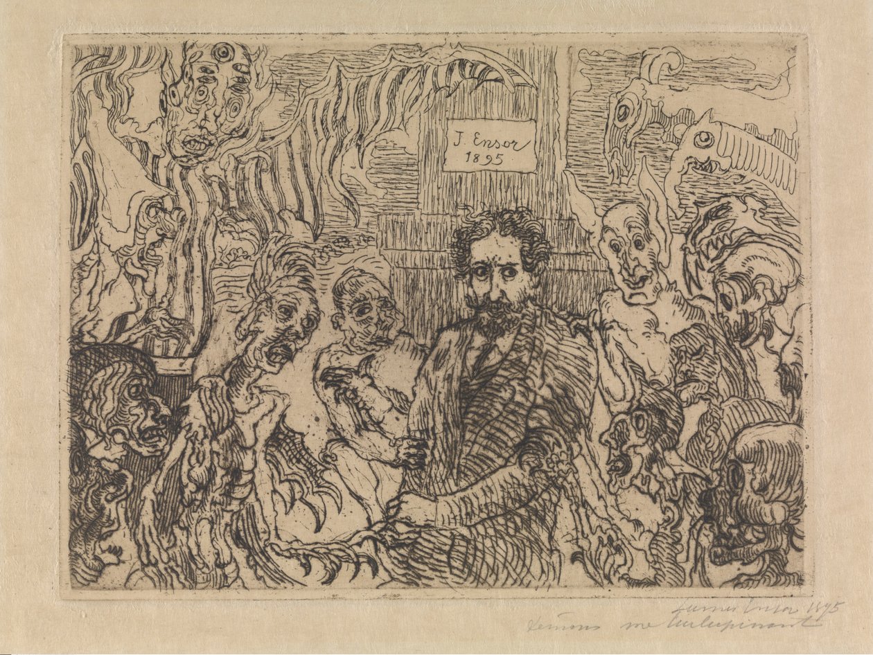 Les démons me taquinent - James Ensor