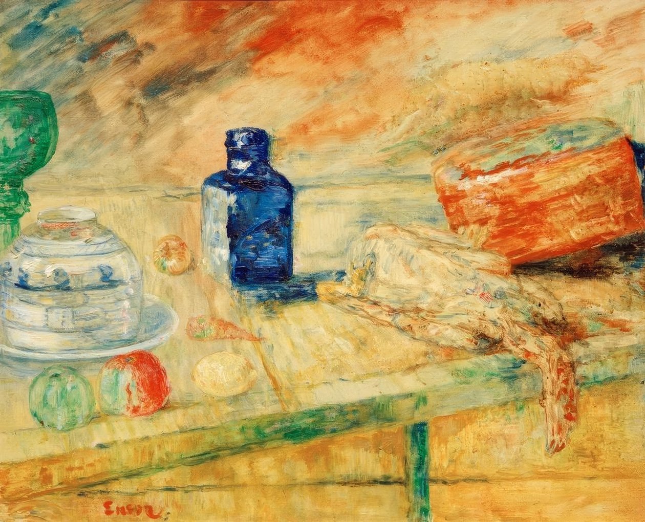 Le flacon bleu - James Sidney Ensor
