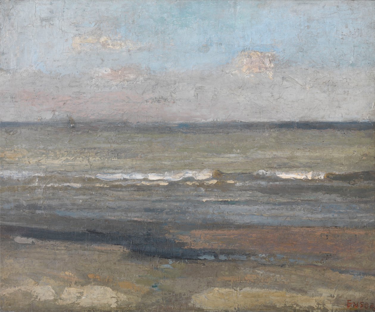 Paysage marin gris - James Ensor