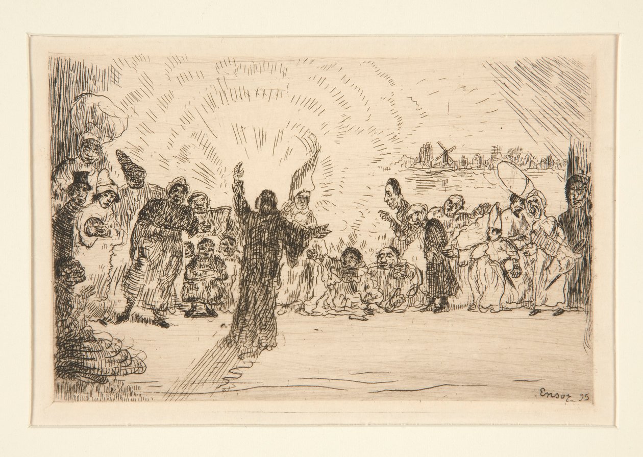 Le Christ aux mendiants - James Ensor
