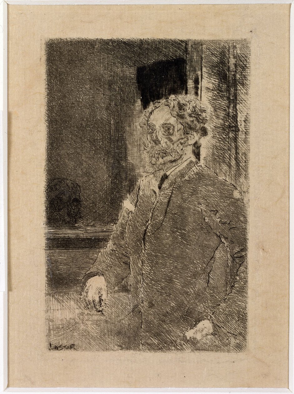 Mon portrait avec un crâne - James Ensor