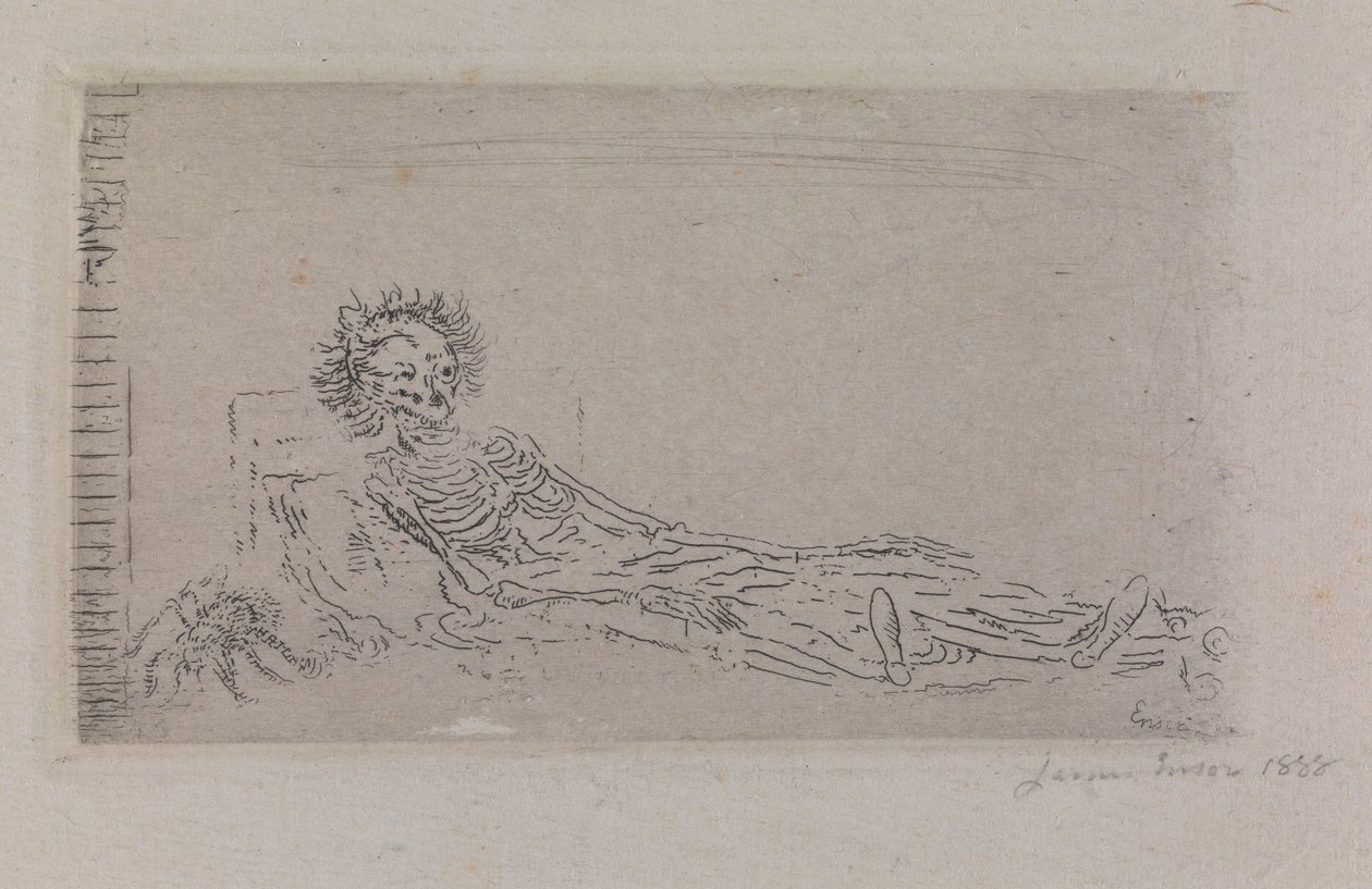 Mon portrait en 1960 - James Ensor