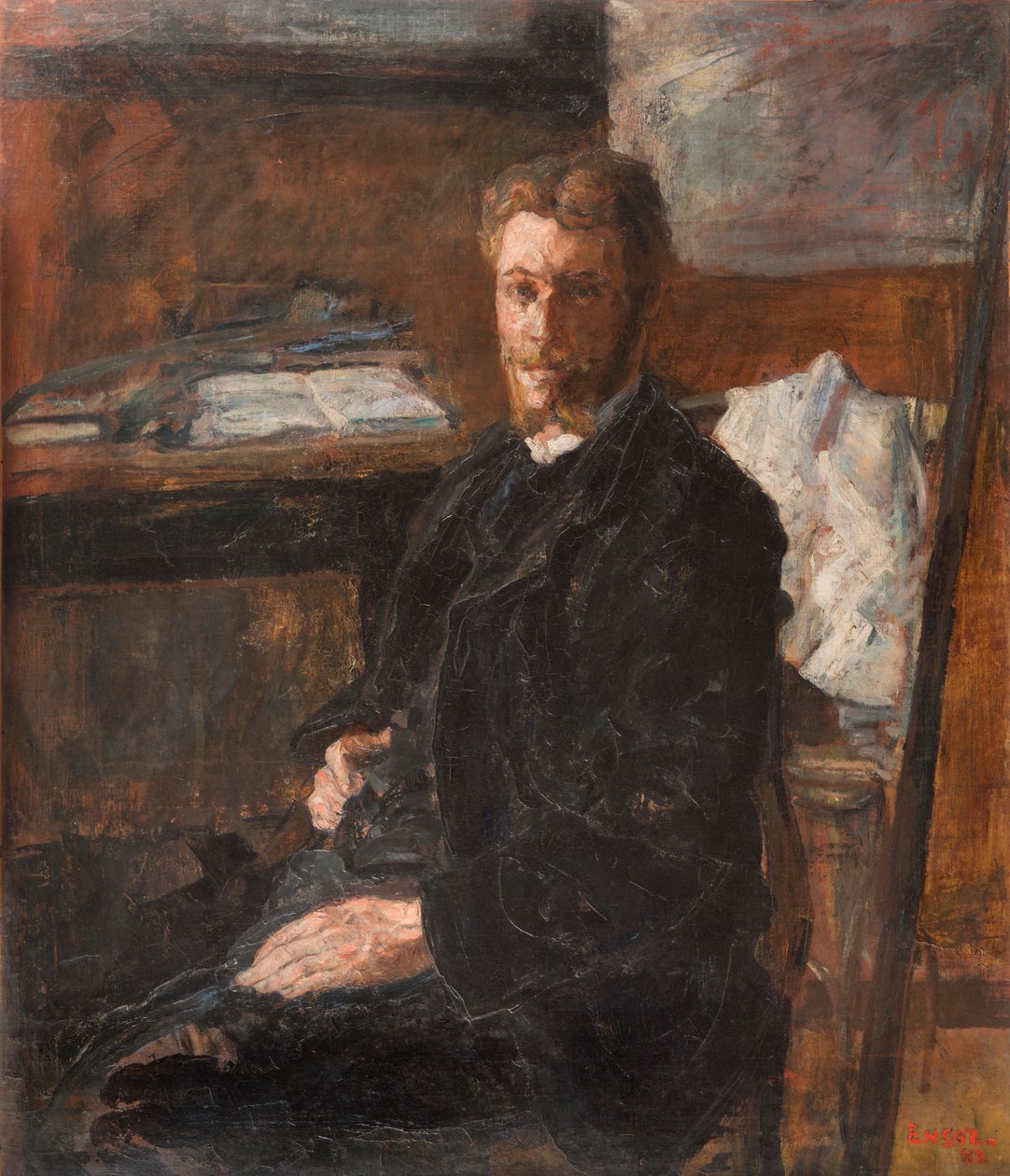 Portrait de Willy Finch - James Ensor
