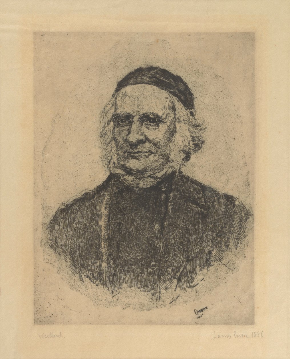 Portrait du botaniste suédois Elias Fries - James Ensor