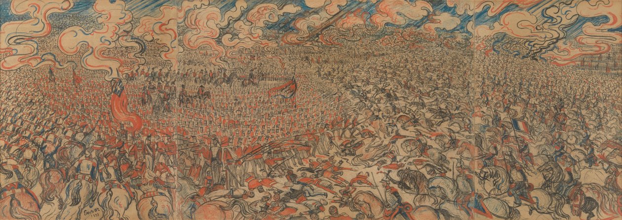 Les cuirassiers à Waterloo - James Ensor