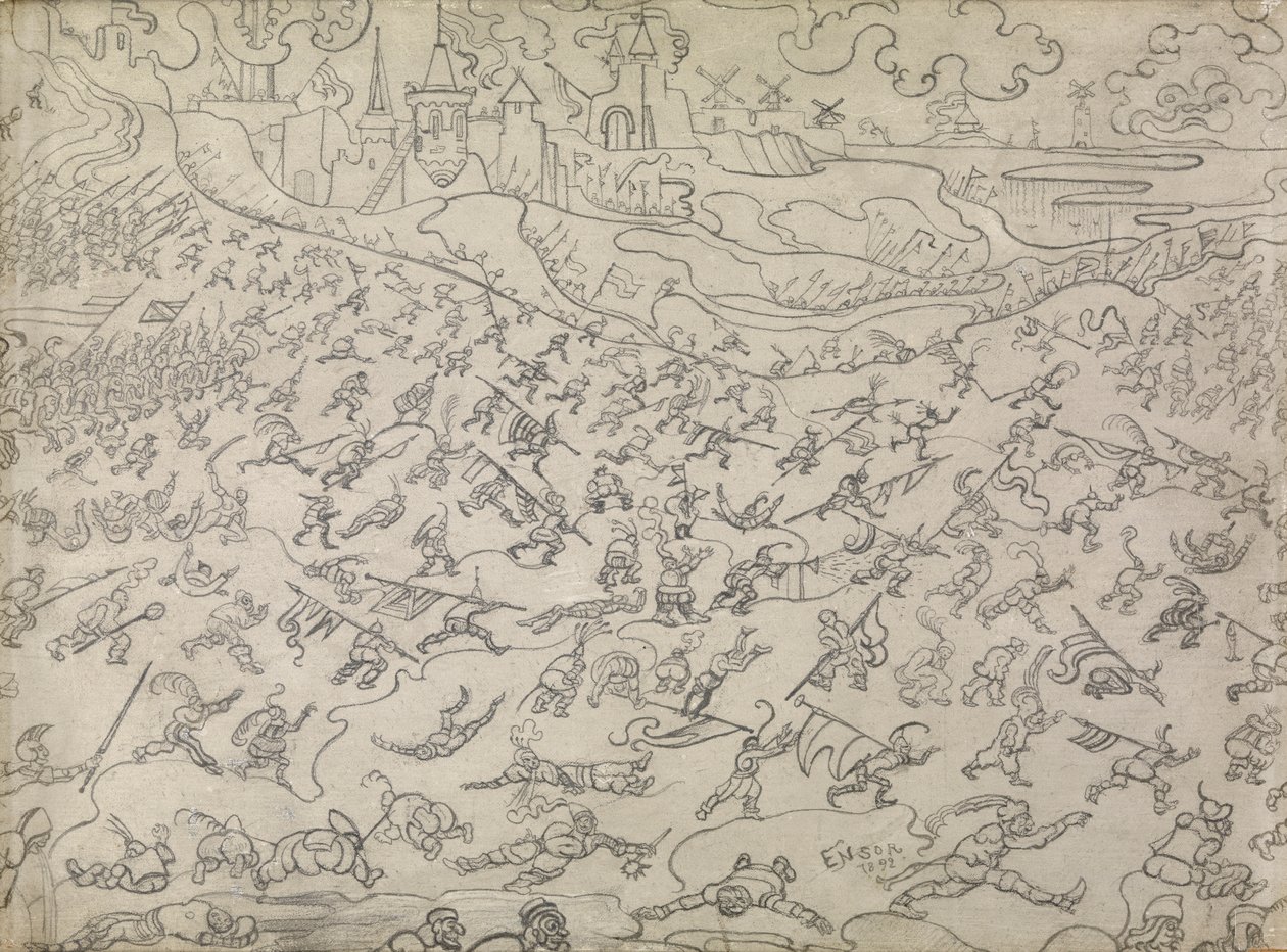 Les Mercenaires Dissolues - James Ensor