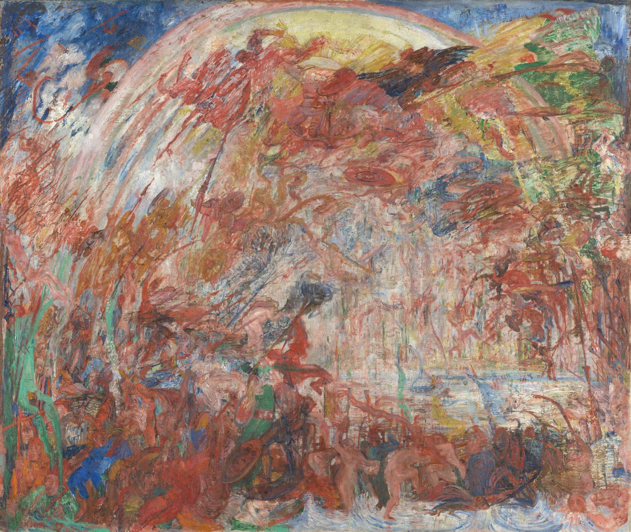 La chute des anges rebelles - James Ensor