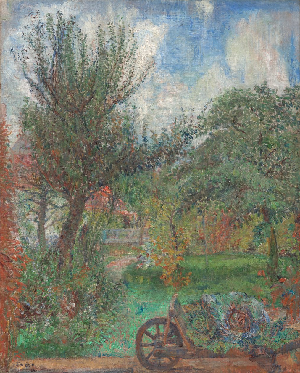 Le jardin de la famille Rousseau - James Ensor