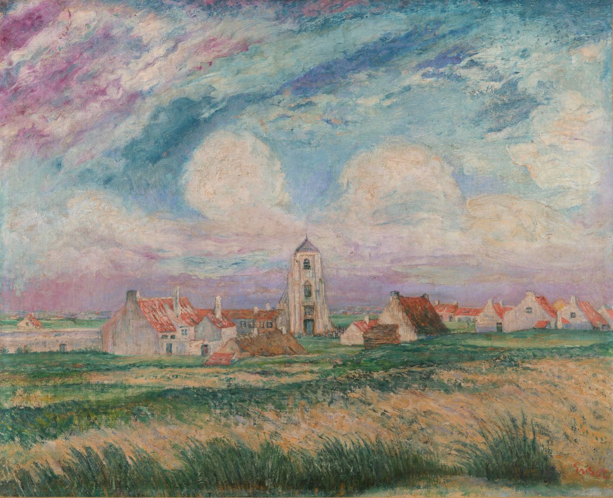 Vue de Mariakerke - James Ensor