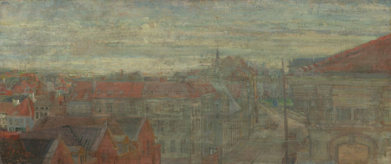 Vue de Phnosia. Ondes et vibrations lumineuses - James Ensor