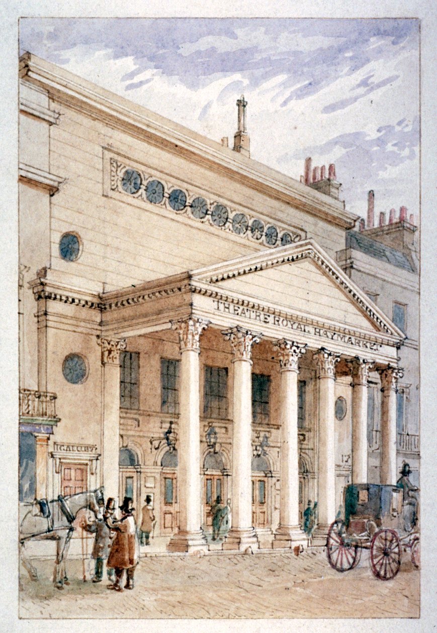 Le Théâtre Royal, Haymarket, Westminster, Londres, vers 1840 - James Findlay