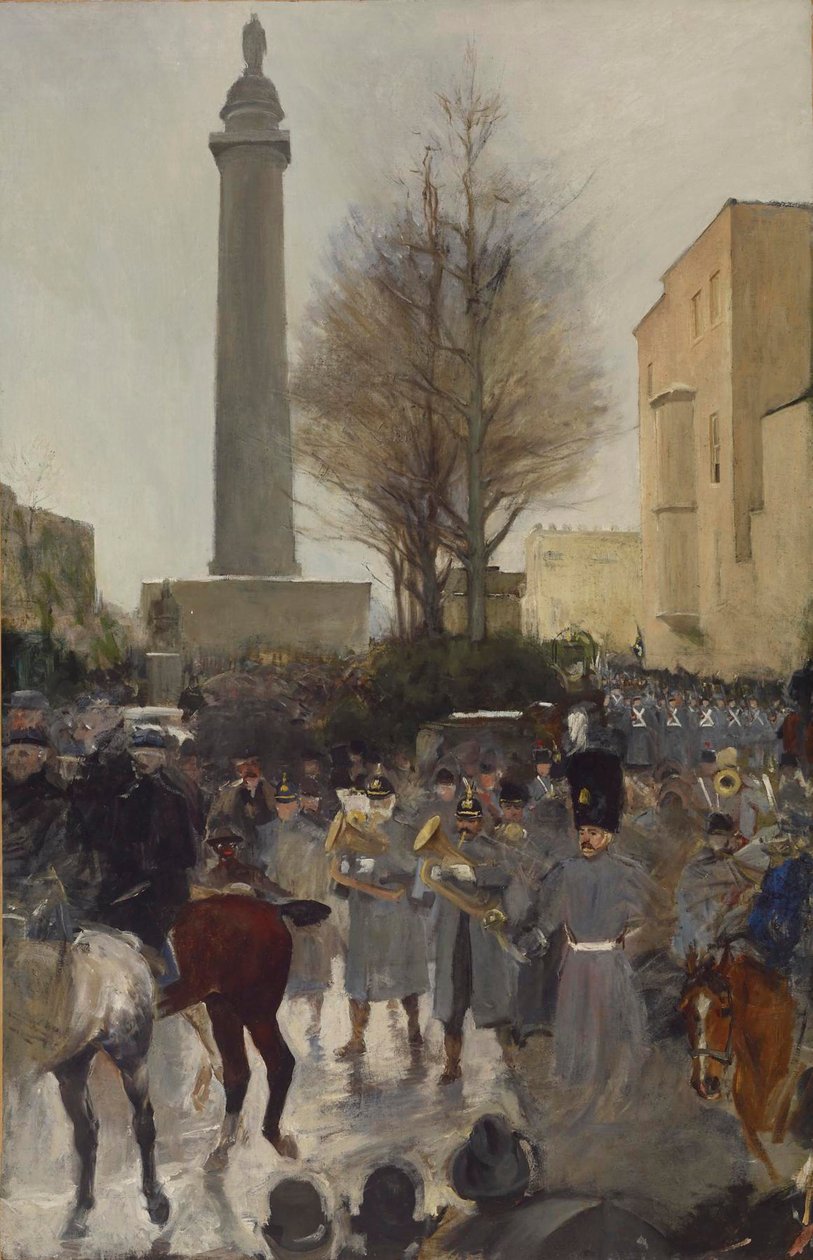 Cinquième régiment à Mount Vernon Place - James G. Harwood