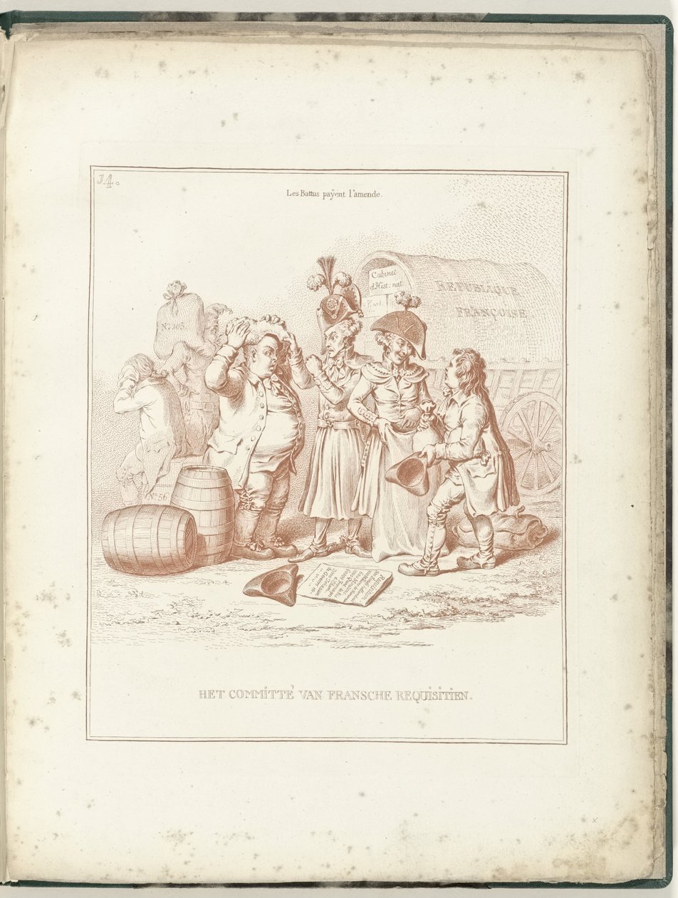 Comité des réquisitions françaises, 1795 - James Gillray (possibly)