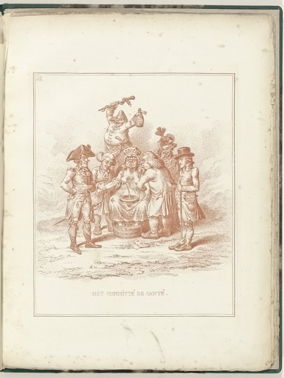 Comité de Santé, 1795 - James Gillray (possibly)