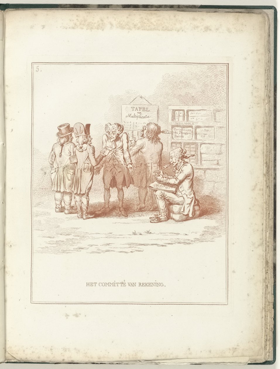 Comité des Comptes, 1795 - James Gillray (possibly)