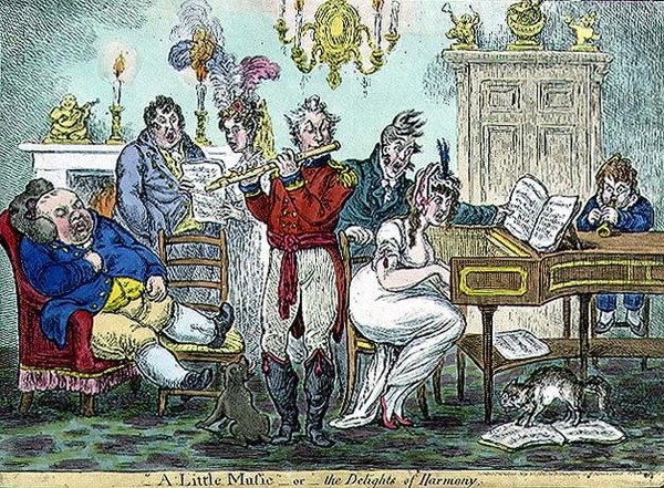 "Un peu de musique, ou les délices de l